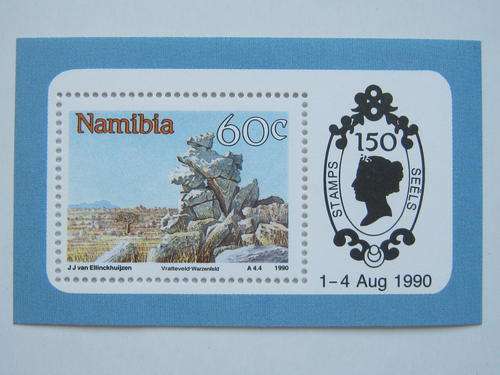 NAMIBIA - 1990 Namibia Sights - Miniature Sheet - Unused
