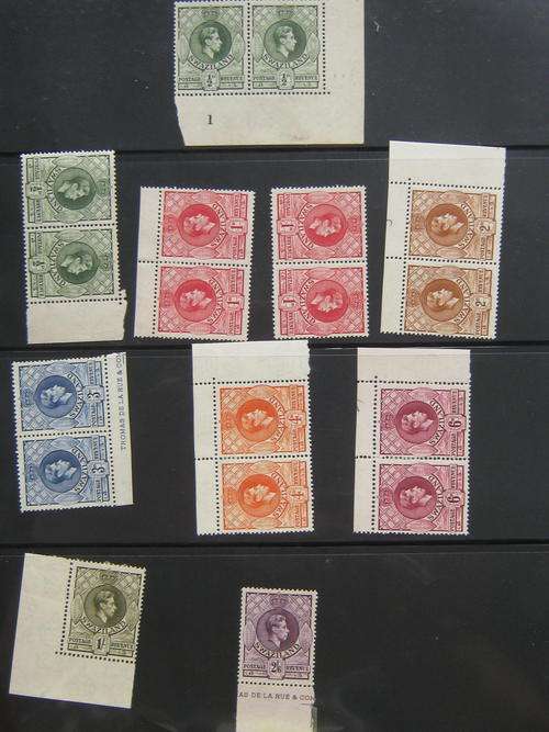 SWAZILAND - 1938-54 KGVI DEFIN ISSUE - PART SET TO 2s6d- MHR