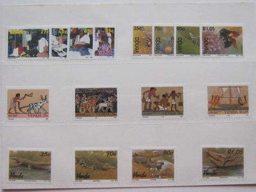 VENDA - 1992 YEAR PACK - 4 SETS OF SINGLES - MNH