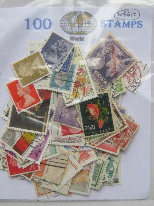 MIXED WORLD - SELECTION OF 100 STAMPS (NO DUPLICATION)