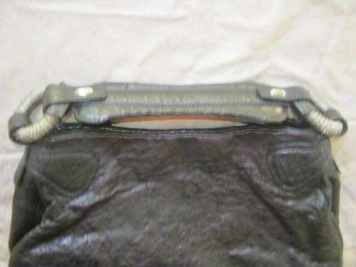 NUTI OSTRICH LEATHER HANDBAG - AS GOOD AS NEW - NEVER USED