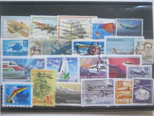 FLIGHT - SELECTION OF 22 STAMPS - BID PER STAMP