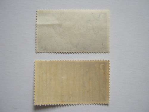 UNION - 1952 VAN RIEBEECK - 2d SINGLES (ONE WITH `FULL MOON VARIETY`)