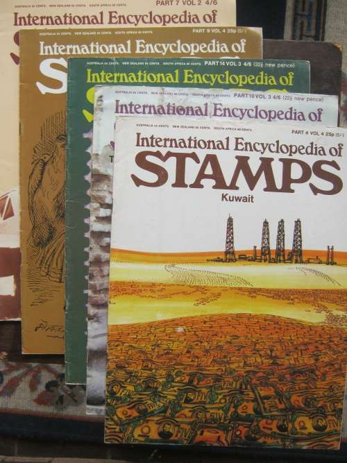 INTERNATIONAL ENCYCLOPEDIA OF STAMPS - 5 x VOLUMES