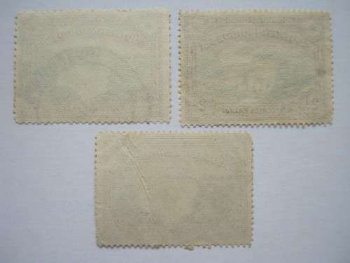 SOUTHERN RHODESIA - 1935-41 VICTORIA FALLS - SET OF 3 (INCL 2d PERF 12and1/2)
