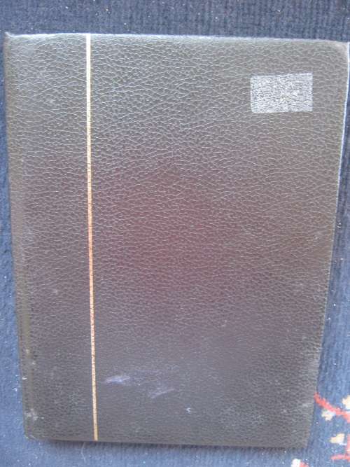 EMPTY ALBUM - 32 BLACK PAGES - FAIR/GOOD CONDITION