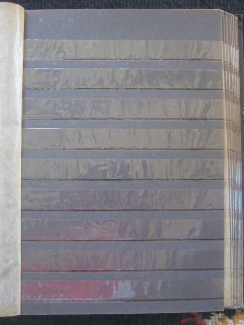 EMPTY ALBUM - 32 BLACK PAGES - FAIR/GOOD CONDITION