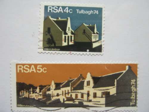 RSA - 1974 Restoration of Tulbagh - Full Set of Singles - Postally Used