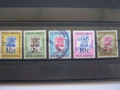 UNION - 1961-68 REVENUES - SELECTION OF 5 STAMPS - USED