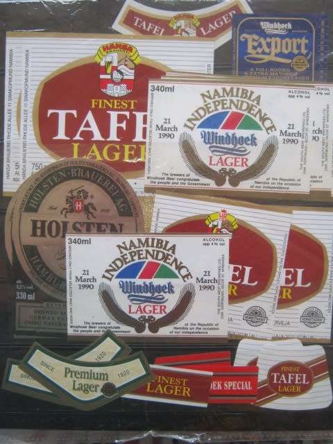 SELECTION OF BEER LABELS - GOOD CLEAN CONDITION