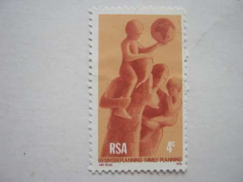 RSA - 1976 FAMILY PLANNING -  SINGLE - POSTALLY USED
