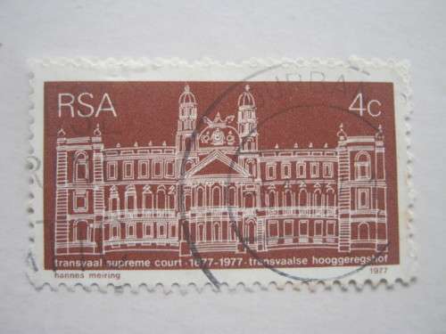 RSA - 1977 CENTENARY OF TRANSVAAL -  SINGLE - POSTALLY USED