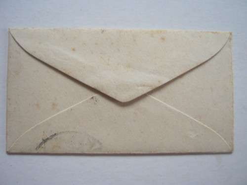 POSTAL HISTORY - 1935 WEDDING GIFT MINIATURE `THANK YOU` CARD AND ENVELOPE