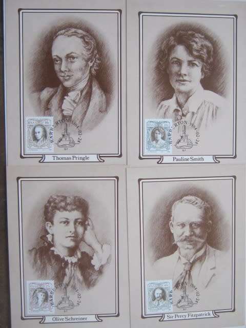 RSA - 1984 SA ENGLISH AUTHORS - FULL SET OF MAXICARDS - SEALED PACK