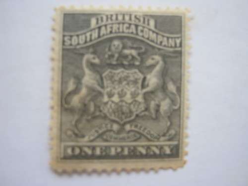 BSAC - 1892 DEFIN ISSUE - 1d BLACK - UNUSED
