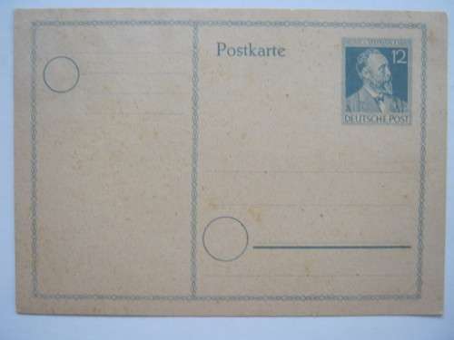 ANTIQUE POSTCARD - GERMANY - HEINRICH VON STEPHAN 12pf - UNUSED