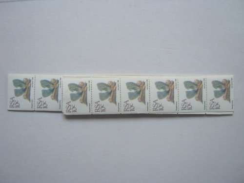 RSA - 1988 5th DEFIN ISSUE (SUCCULENTS) - 10c COIL STAMPS - STRIP OF 28 - MNH