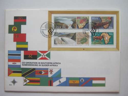 RSA - 1990 Co-Operation in Southern Africa - Official FDC #S16