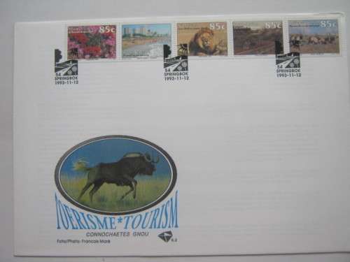 RSA - 1993 TOURISM - 4 x OFFICIAL FDC #6.2 - BID PER COVER