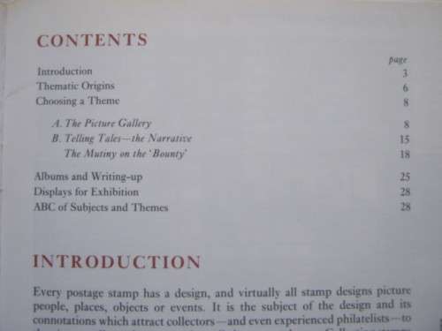 STANLEY GIBBONS BOOKLET `STAMP COLLECTING - COLLECTING BY THEME` BY JAMES WATSON