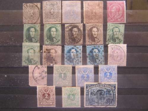 BELGIUM - GOOD SELECTION OF VERY EARLY BELGIUM - USED and UNUSED