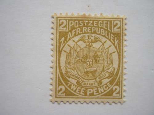 TRANSVAAL - 1885-93 DEFIN ISSUE - 2d OLIVE-BISTRE - SINGLE - UNUSED