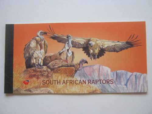**SALE** RSA 1998 SOUTH AFRICAN RAPTORS - SOUVENIR BOOKLET - CONTAINS SHEETLETS/POSTCARDS - COMPLETE