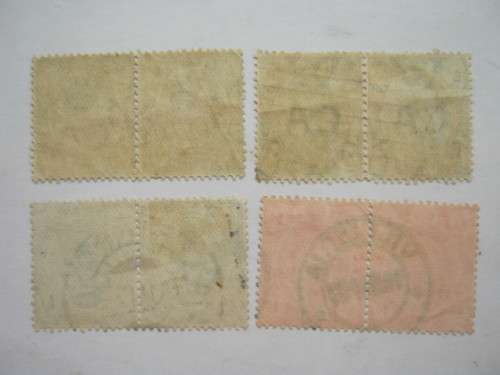 TRANSVAAL - 1905-09 DEFIN ISSUE `KEVII` - SELECTION OF PAIRS - USED