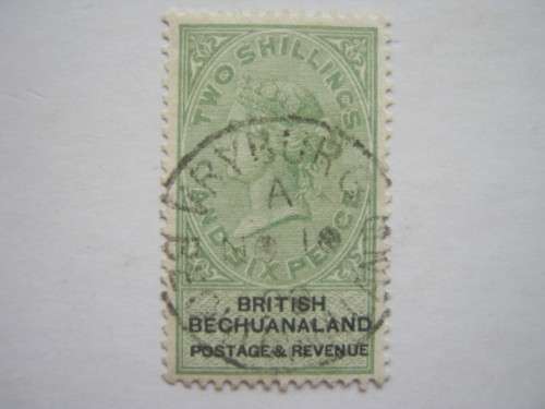 BECHUANALAND - 1887 DEFIN ISSUE - 2s6d GREEN AND BLACK - FINE USED SINGLE WITH EXCELLENT POSTMARK