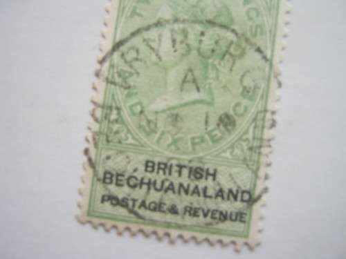 BECHUANALAND - 1887 DEFIN ISSUE - 2s6d GREEN AND BLACK - FINE USED SINGLE WITH EXCELLENT POSTMARK