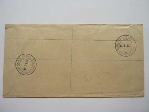 POSTAL HISTORY - QUEENSTOWN MOBILE POST OFFICE # 22 - COVERS and CORRESPONDENCE (INCL DATE ERROR)