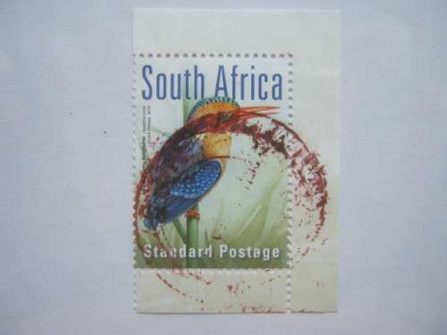 RSA - 2017 SAPDAPEX 2017 `AFRICAN PYGMY KINGFISHER` - SINGLE (FROM SHEETLET) - POSTALLY USED