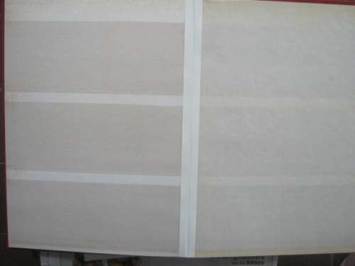 EMPTY `PRONTO` STOCKBOOK (RED WITH WHITE PAGES) - PREVIOUSLY USED BUT IN VERY GOOD CONDITION