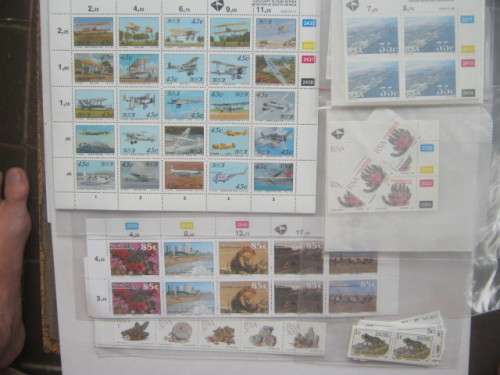 RSA - 1993 - SELECTION OF SETS OF CONTROL BLOCKS and SINGLES - MNH
