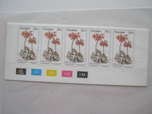 TRANSKEI - 1977 MEDICINAL PLANTS (1st SERIES) - FULL SET OF CONTROLS - MNH