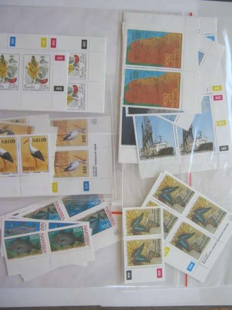 NAMIBIA - 1994 - SELECTION OF SETS OF CONTROL BLOCKS and PAIRS - MNH