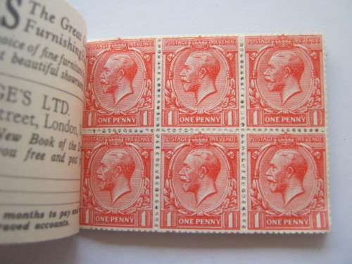 GB KGV - 1934 Booklet (Edition 269) - Incomplete