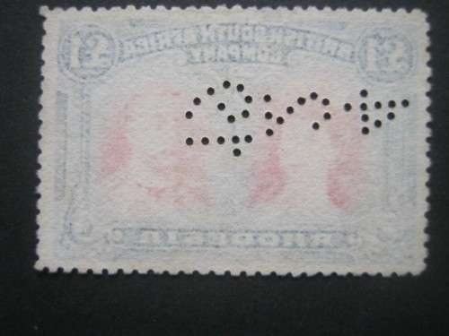 BSAC - 1910 DEFIN ISSUE `DOUBLE HEADS` - 1POUND (TOP VALUE) - FISCALLY USED WITH `1924` DATE PERFIN