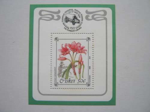 CISKEI - 1988 PROTECTED FLOWERS - MINIATURE SHEET - MNH