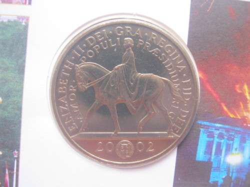GB QEII - 2002 THE QUEENS GOLDEN JUBILEE WEEKEND - LIMITED EDITION COMMEMORATIVE COIN COVER