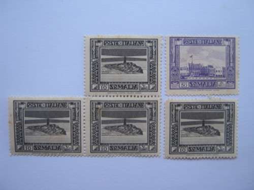 SOMALIA - 1932 DEFIN ISSUE - SELECTION OFUNUSED STAMPS
