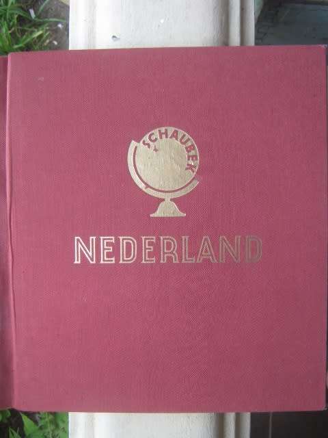 `SCHAUBEK` STAMP ALBUM - NETHERLANDS - EXCELLENT COLLECTION OF STAMPS AND COVERS