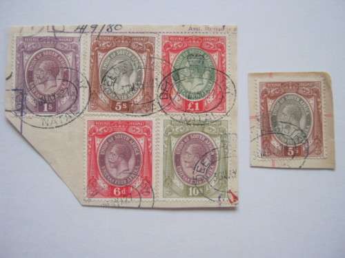 UNION - 1913 - SELECTION OF REVENUES ON PAPER
