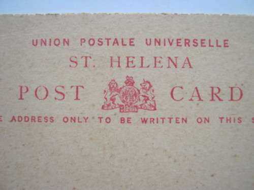GB QV - 1896 ST. HELENA POSTCARDS (ANSWER CARD) - PAIR - 1d CARMINE - UNUSED AND IN FINE CONDITION