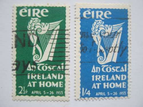 IRELAND (EIRE) - 1953 `AN TOSTAL` (IRELAND AT HOME) FESTIVAL - FULL SET OF SINGLES - FINE USED