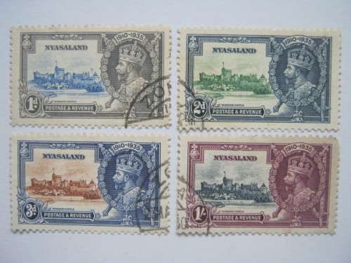 NYASALAND - 1935 SILVER JUBILEE - FULL SET OF SINGLES - USED