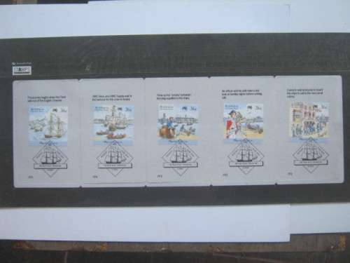 AUSTRALIA - 1987-88 STAMP COLLECTOR CARDS - 21 CARDS IN 5 SETS - ORIGINAL PACKAGING