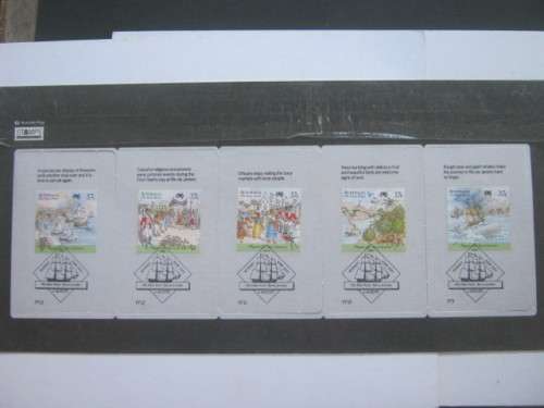 AUSTRALIA - 1987-88 STAMP COLLECTOR CARDS - 21 CARDS IN 5 SETS - ORIGINAL PACKAGING