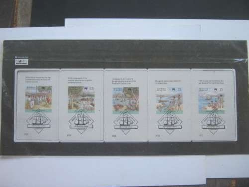 AUSTRALIA - 1987-88 STAMP COLLECTOR CARDS - 21 CARDS IN 5 SETS - ORIGINAL PACKAGING