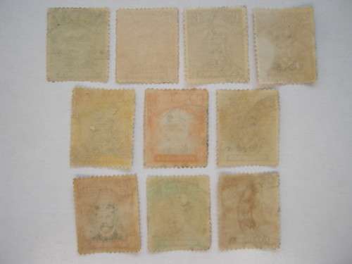 BSAC - 1913-22 DEFIN ISSUE `ADMIRALS` - PART SET OF SINGLES - USED